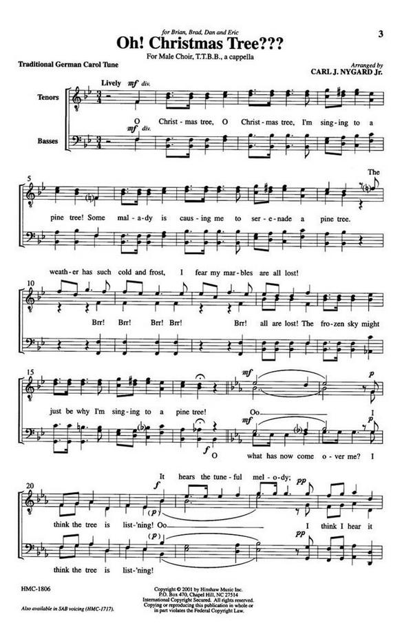Carl Nygard, Oh! Christmas Tree