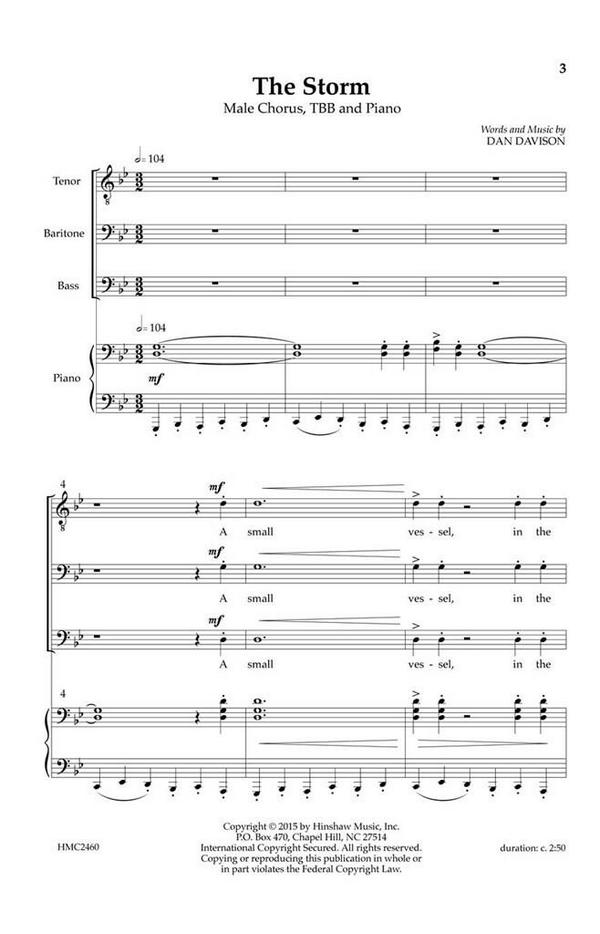 Dan Davison, The Storm