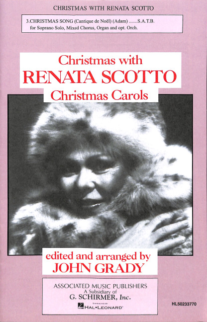 A Adam, Christmas Song (Vocal Score)