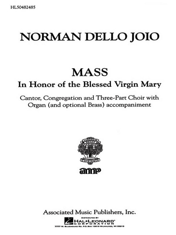 Mass Virgin Mary - In Honor Of The Blessed V M