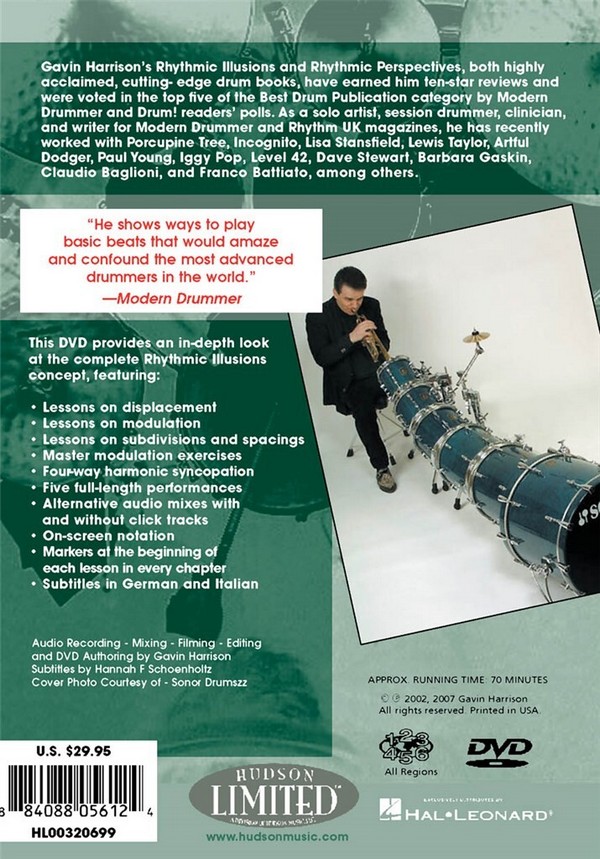 Gavin Harrison, Rhythmic Visions