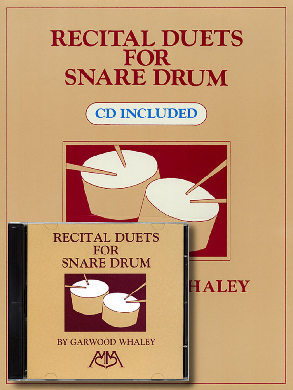 Garwood Whaley, Recital Duets for Snare Drum CD Included