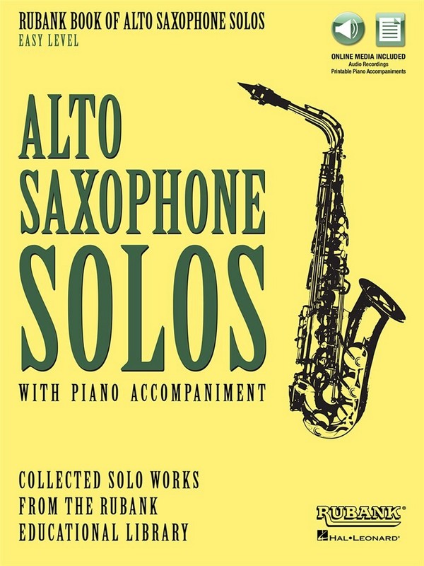 Rubank Book of Alto Saxophone Solos (+Online-Audio)