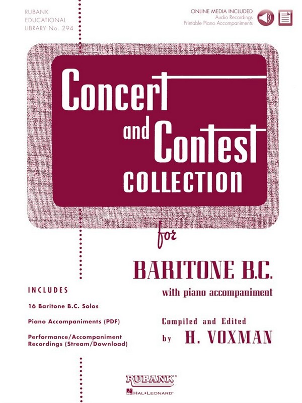 Concert and Contest Collection for Baritone BC