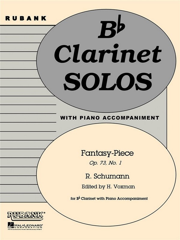 Robert Schumann, Fantasy Piece, Op. 73 No 1