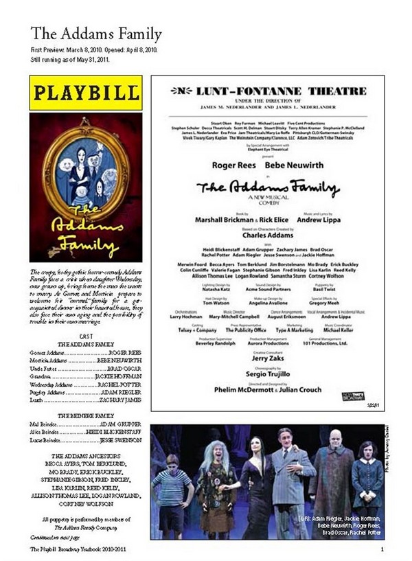 The Playbill Broadway Yearbook: June 2010-May 2011