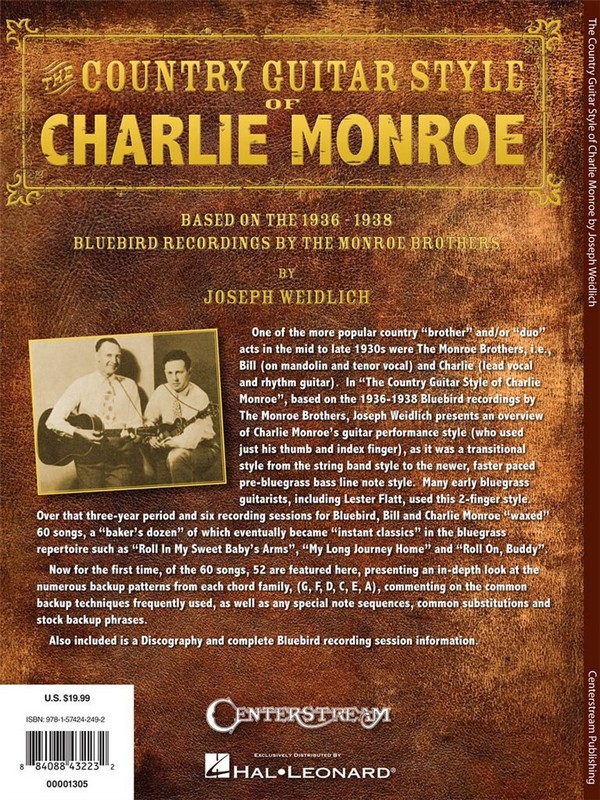 The Country Guitar Style Of Charlie Monroe