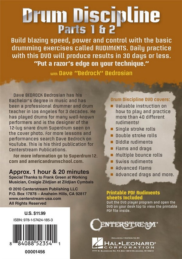 Drum Discipline, Parts 1 & 2