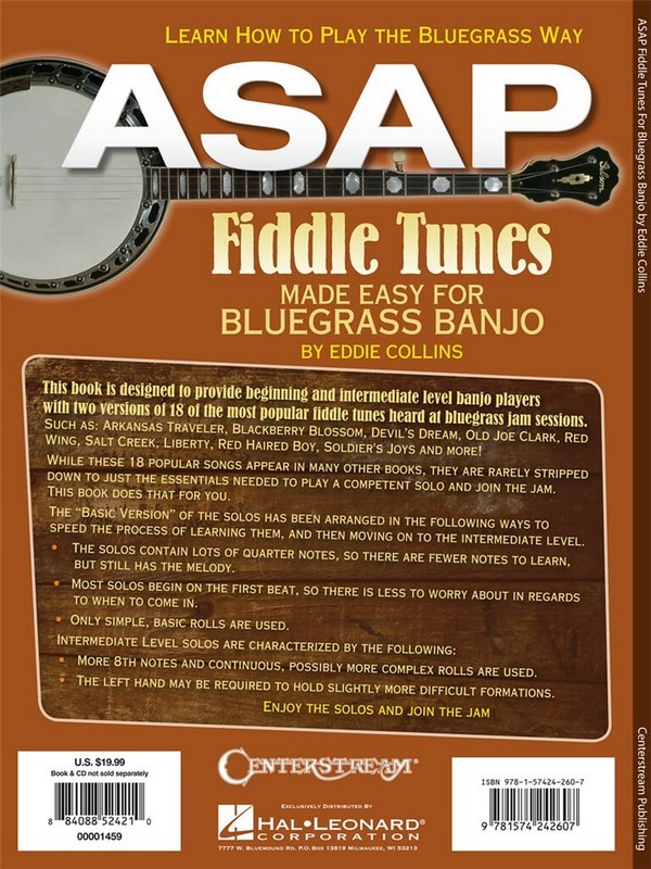 ASAP Fiddle Tunes Made Easy For Bluegrass Banjo