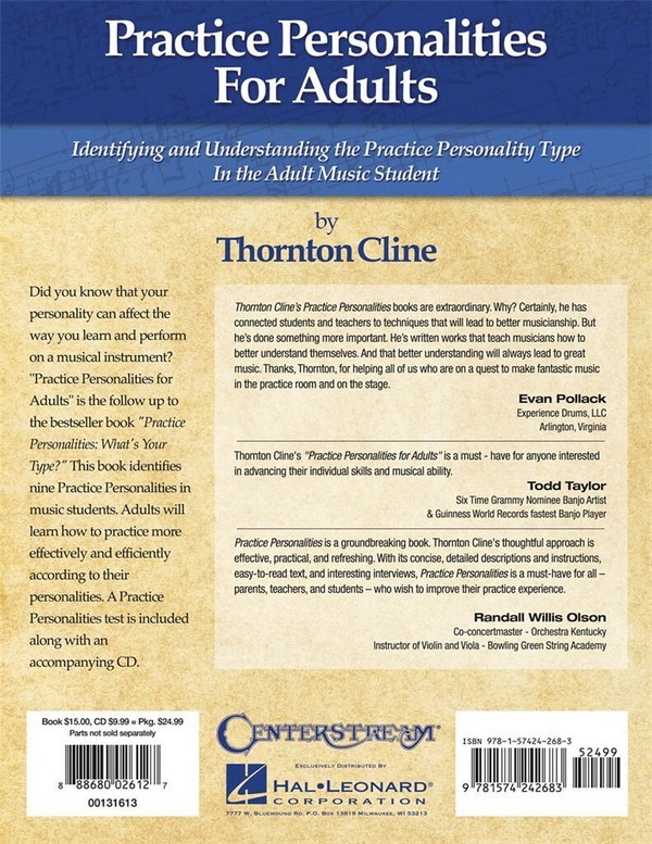 Thornton Cline, Practice Personalities for Adults