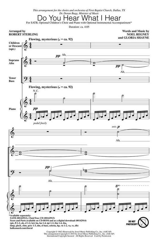 Gloria Shayne, Do You Hear What I Hear