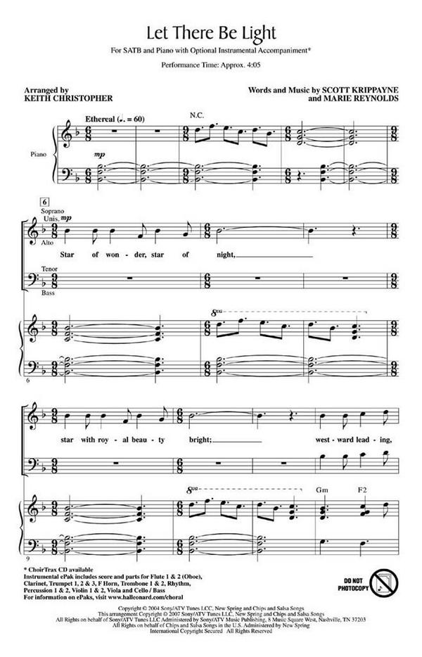 Scott Krippayne, Let There Be Light