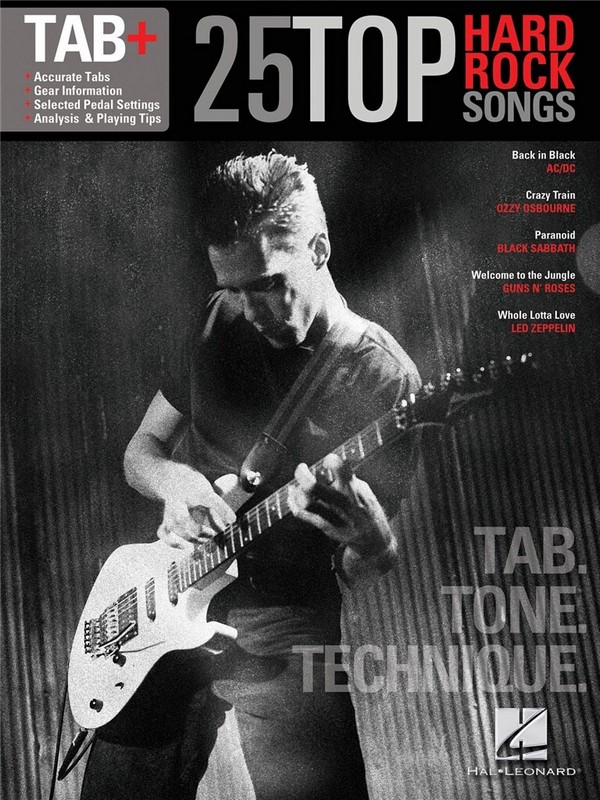 TAB+ - 25 Top Hard Rock Songs