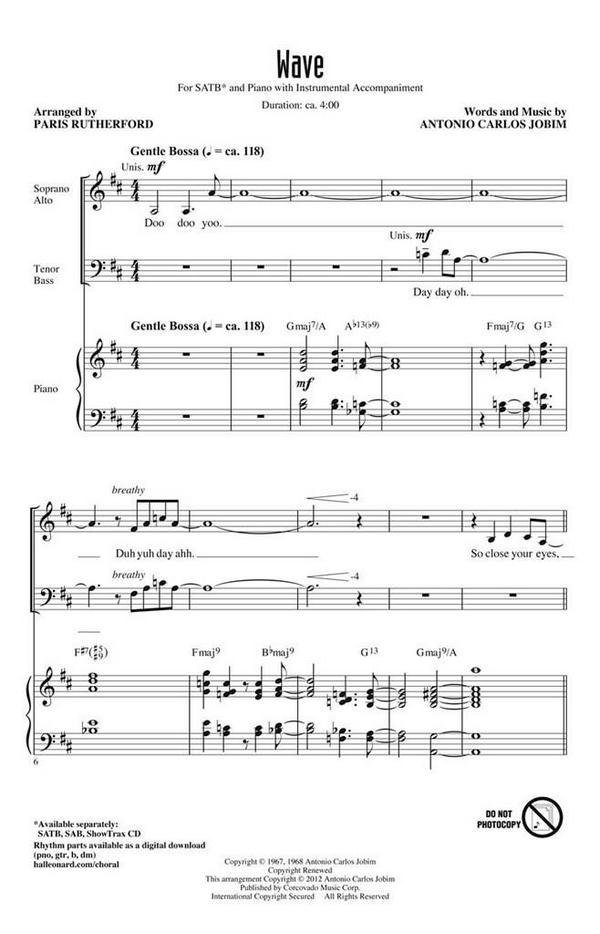 Antonio Carlos Jobim, Wave