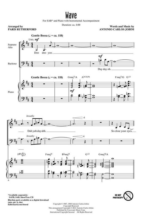 Antonio Carlos Jobim, Wave