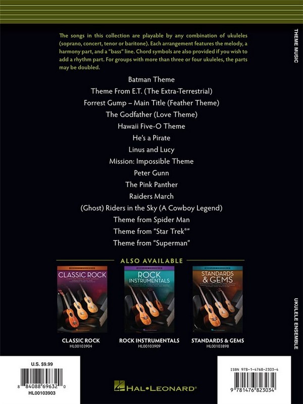 Ukulele Ensemble: Theme Music
