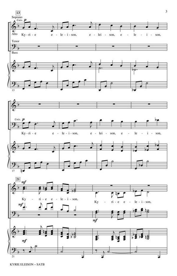 John Leavitt, Kyrie Eleison