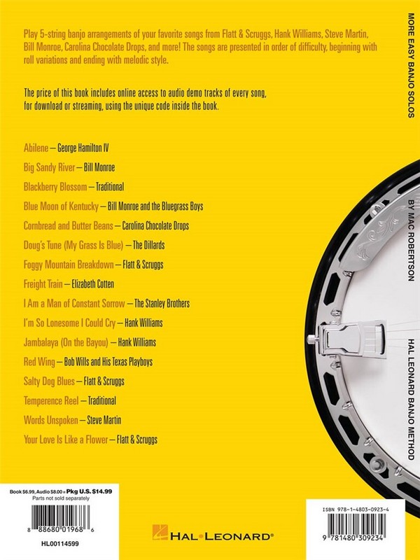 More Easy Banjo Solos - 2nd Edition