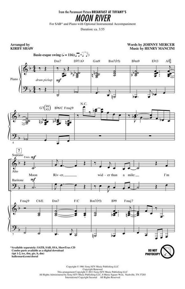 Henry Mancini, Moon River