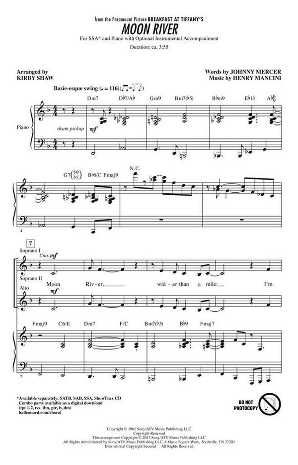Henry Mancini, Moon River