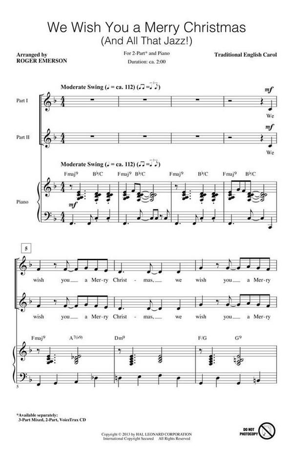 We Wish You a Merry Christmas and All That Jazz