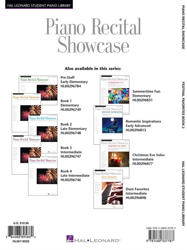 Piano Recital Showcase vol.2 - Festival Favorites