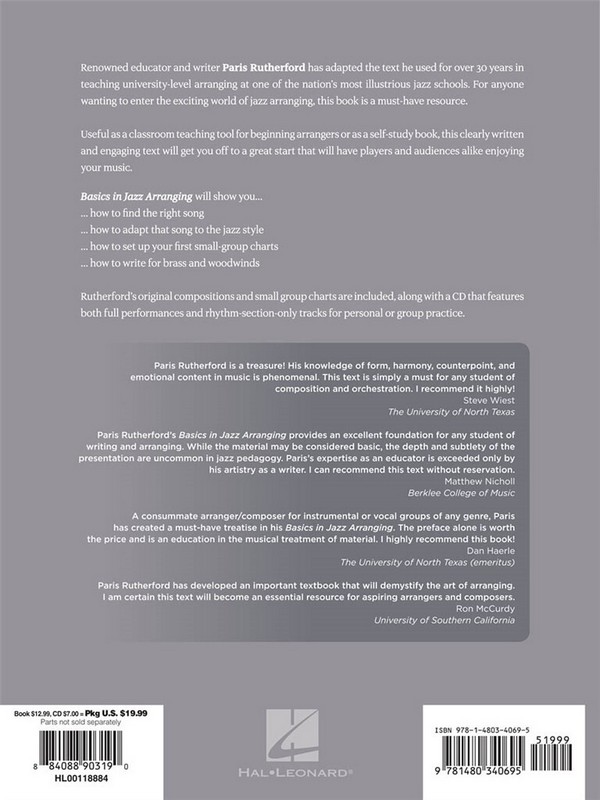 Basics in Jazz Arranging