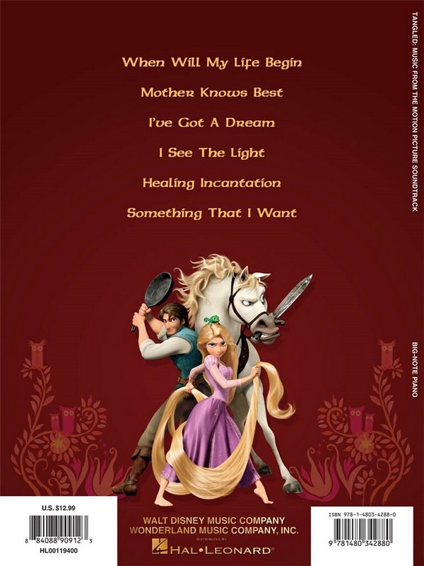 Alan Menken_Glenn Slater, Tangled