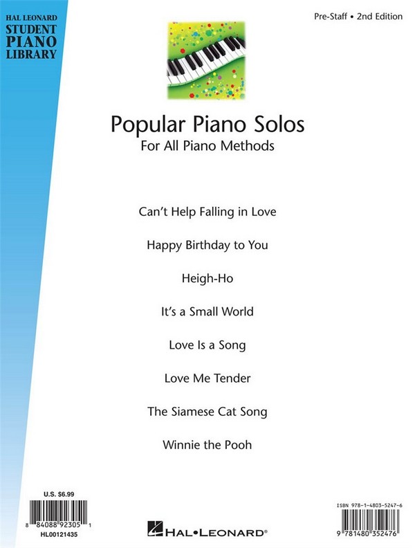 Popular Piano Solos - Prestaff Level 2nd Edition