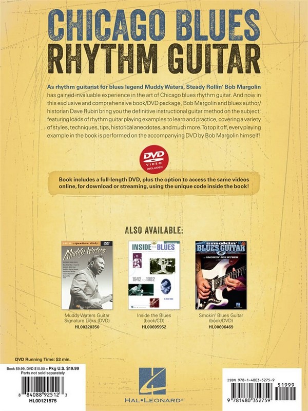 Chicago Blues Rhythm Guitar  (+DVD)