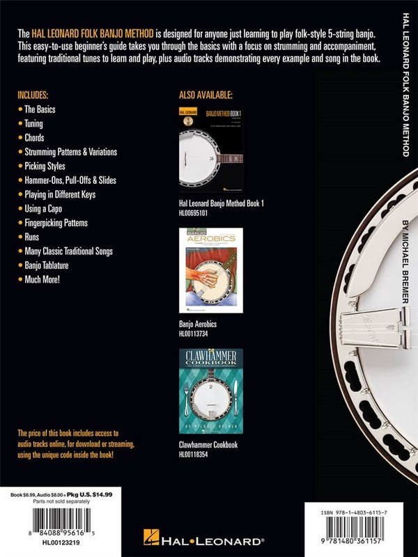 Hal Leonard Folk Banjo Method (+Online-Audio)