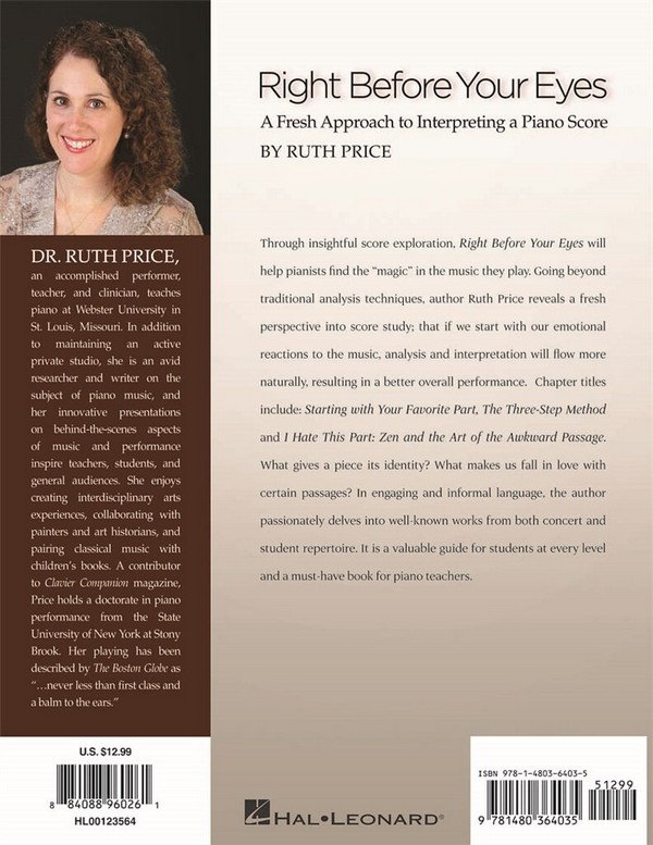 Ruth Price, Right Before Your Eyes