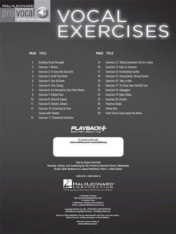 Vocal Exercises for Building Strength, Endurance
