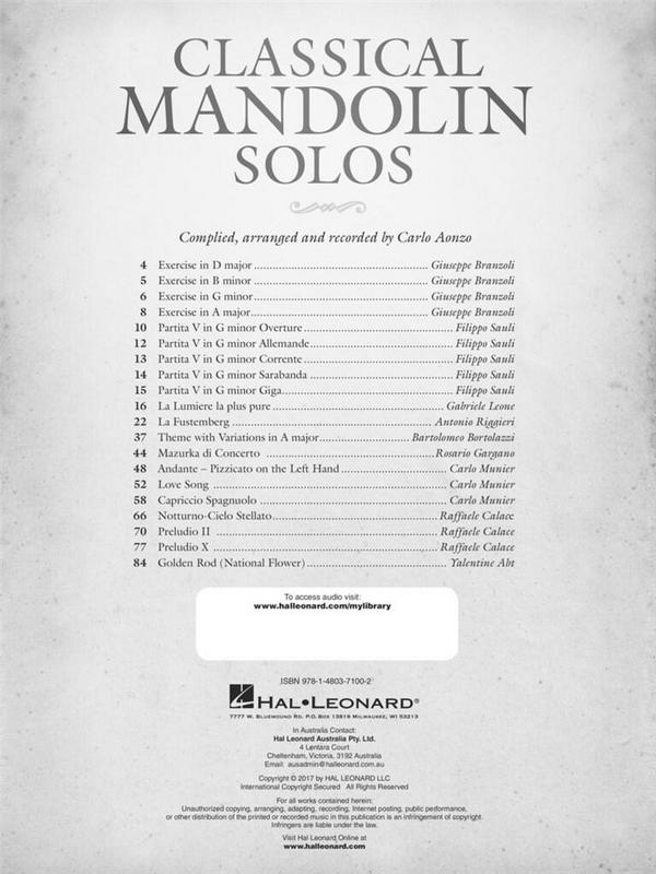 Classical Mandolin Solos