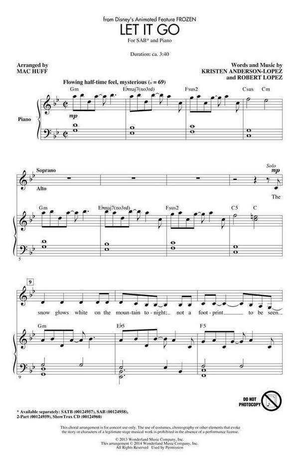 Let It Go (from Frozen)