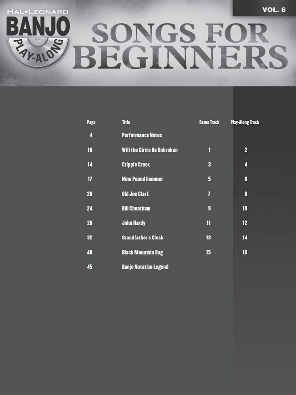 Songs for Beginners