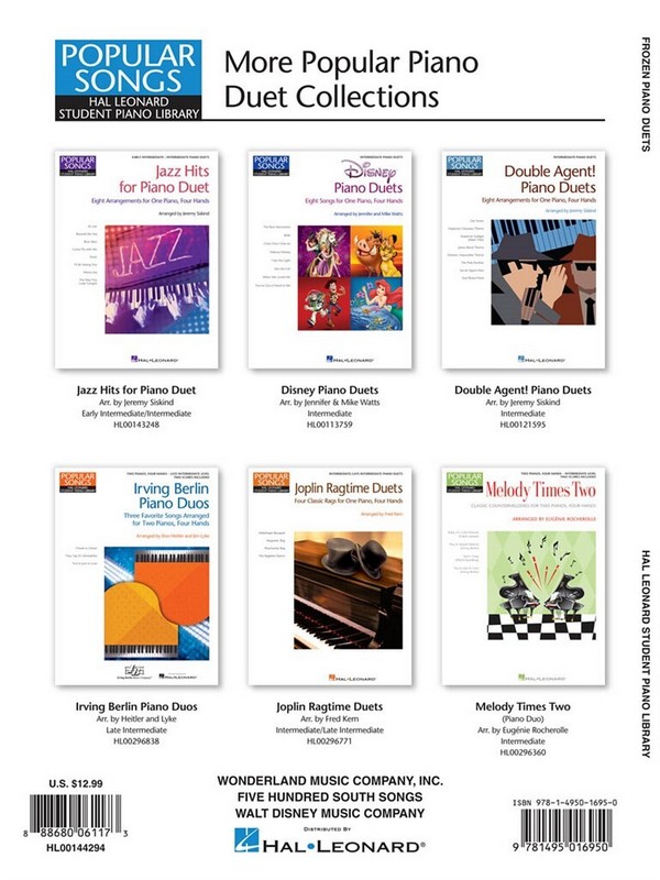 Frozen Piano Duets
