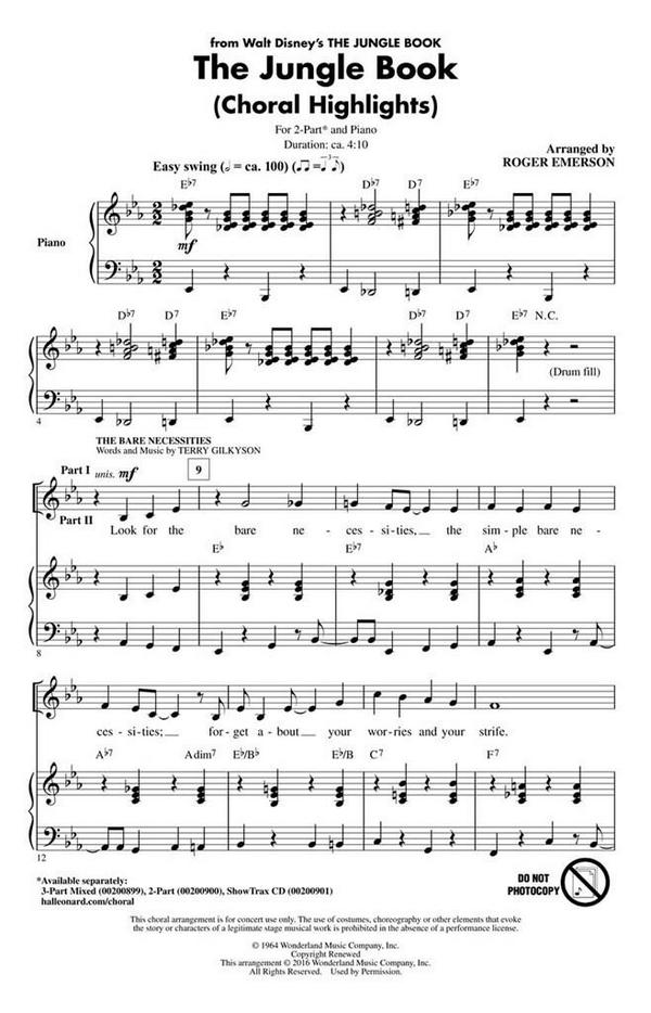 The Jungle Book (Choral Highlights)