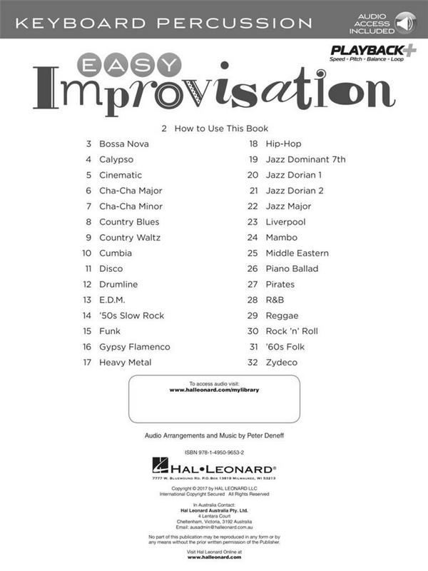 Easy Improvisation (+Online Audio)