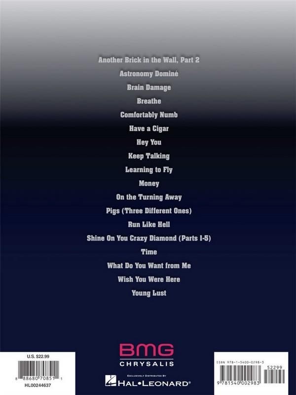 Pink Floyd: Guitar Anthology