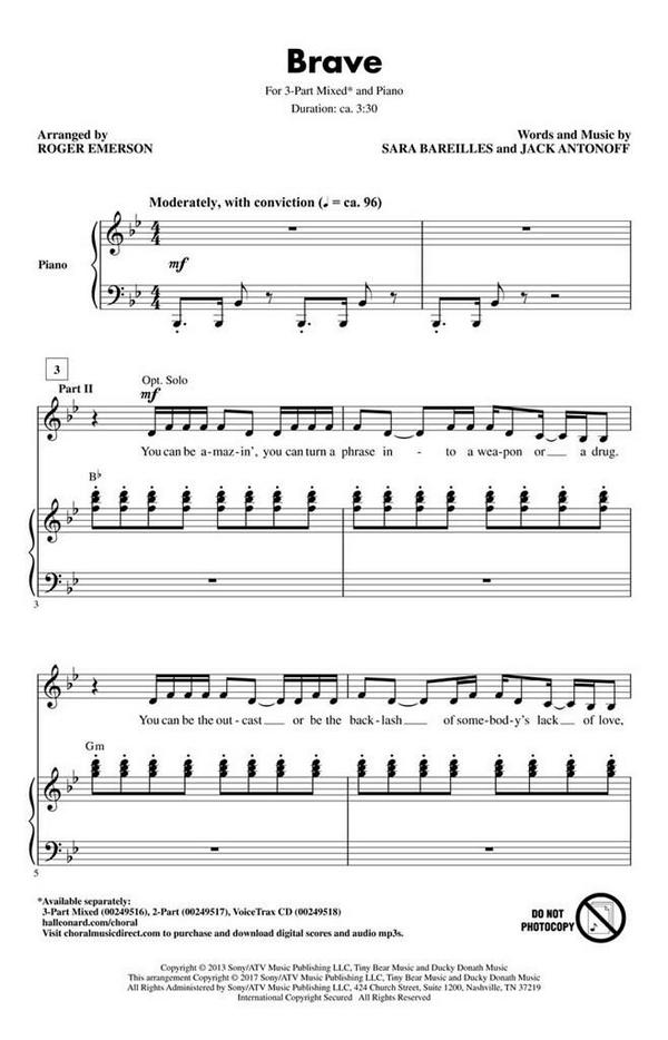 Sara Bareilles_Jack Antonoff, Brave