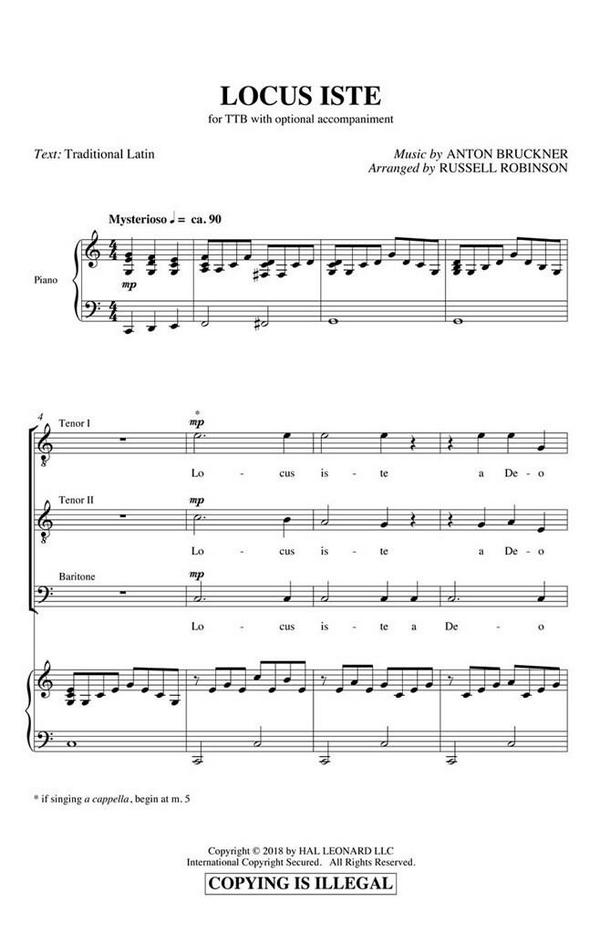 Anton Bruckner, Locus Iste