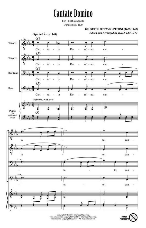 Cantate domino
