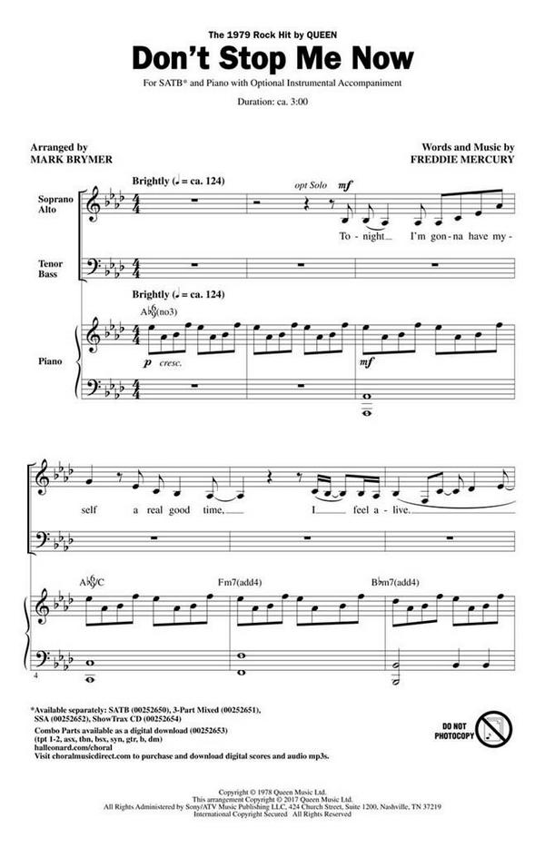 Freddie Mercury, Don't Stop Me Now