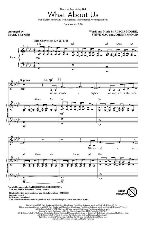 Johnny McDaid_Alecia Moore_Steve Mac, What About Us