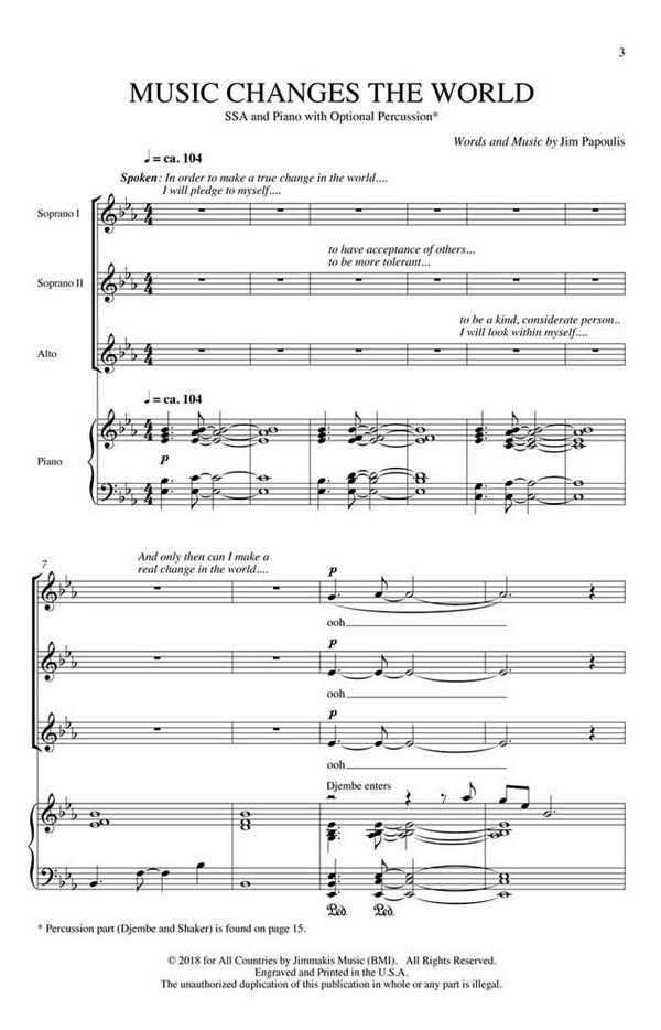 Jim Papoulis, Music Changes the World