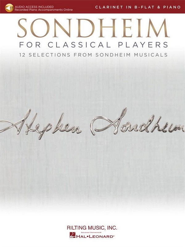 Sondheim for Classical Players (+Online Audio)