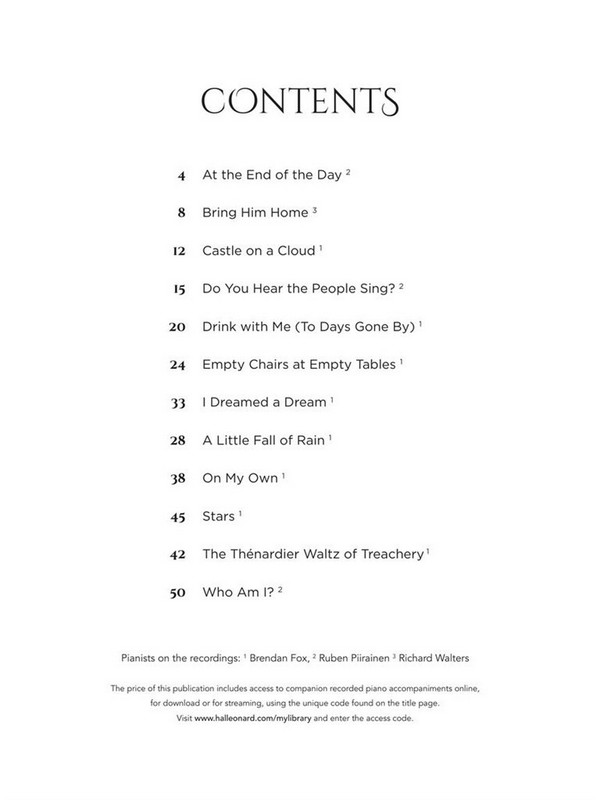 Les Misérables for Classical Players (+Online Audio)