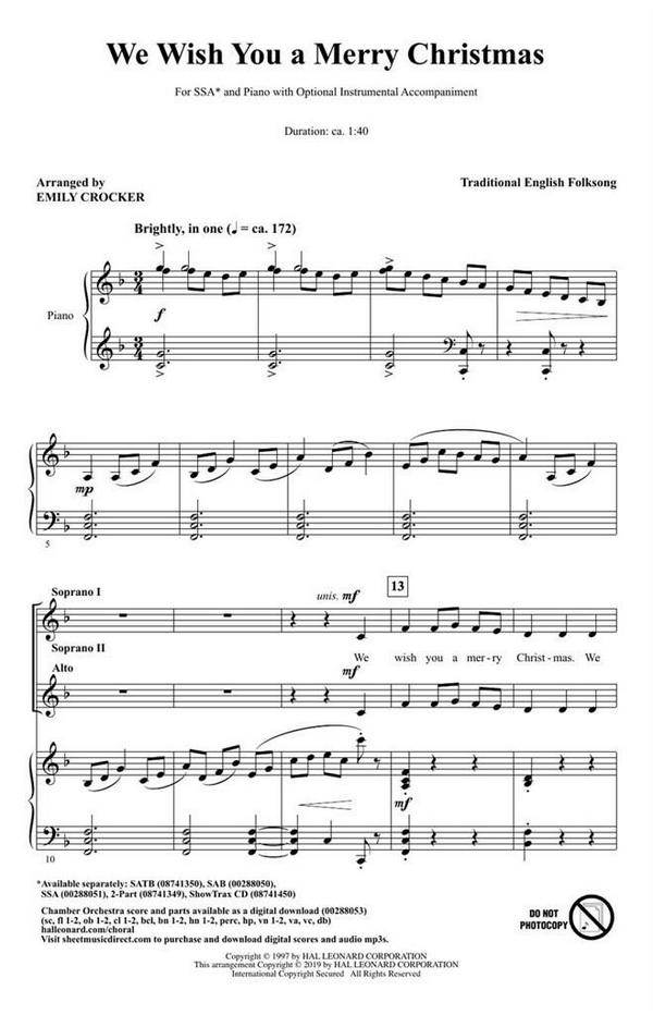 We Wish You a Merry Christmas