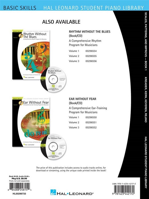 Scales, Patterns And Improvs Book 1 (+Online-Audio/Video)